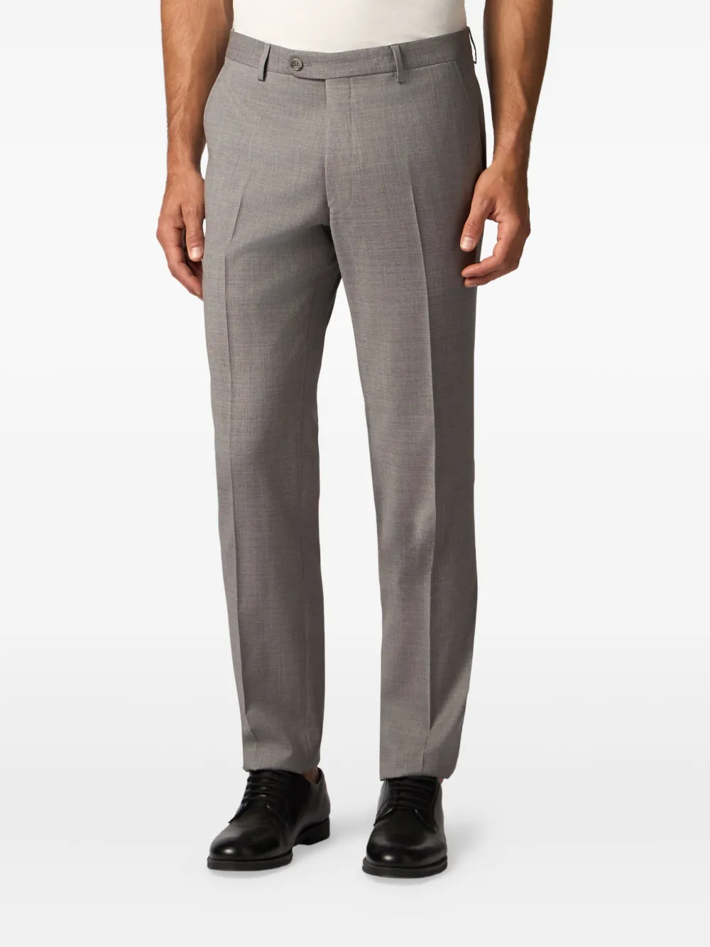 Brooks Brothers Broek van scheerwol Grijs