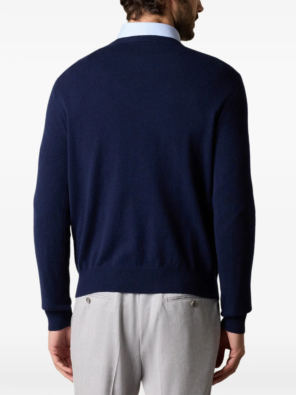 Brooks Brothers Kasjmier trui Zwart