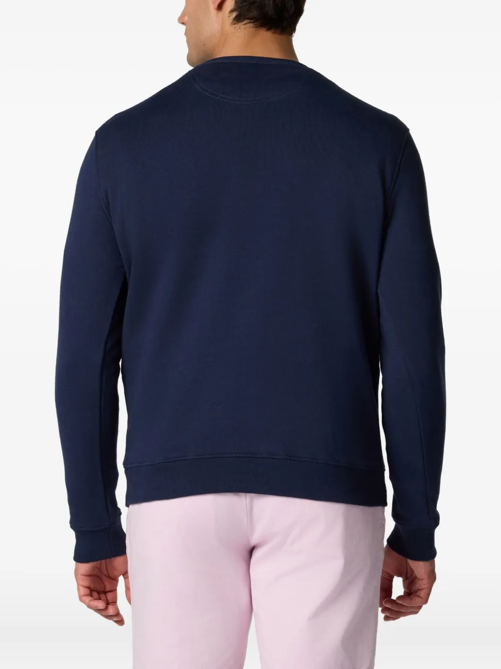 Brooks Brothers Sweater met geborduurd logo Blauw