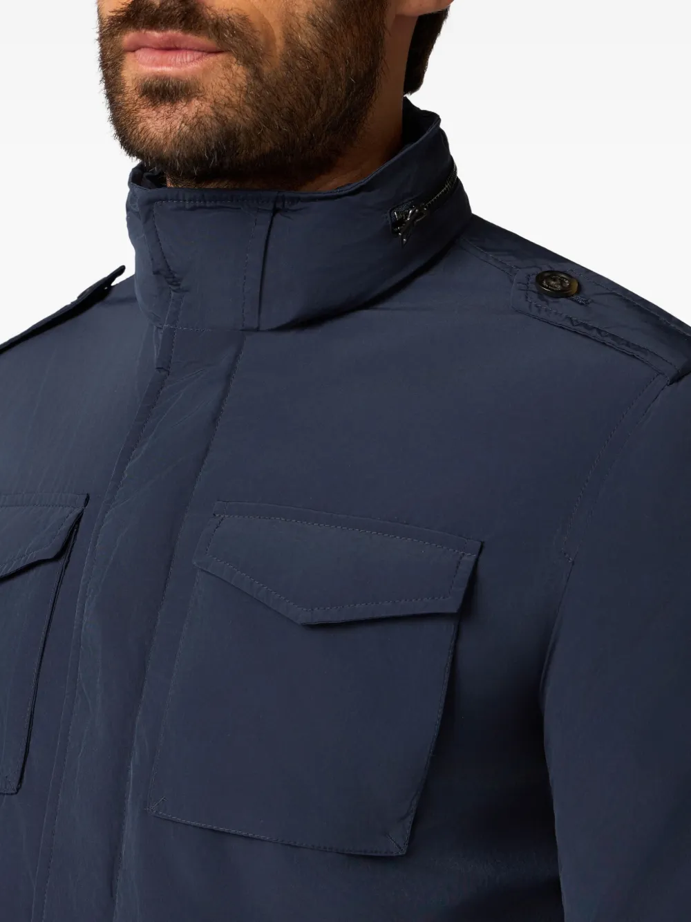 Brooks Brothers Gewatteerd jack Blauw