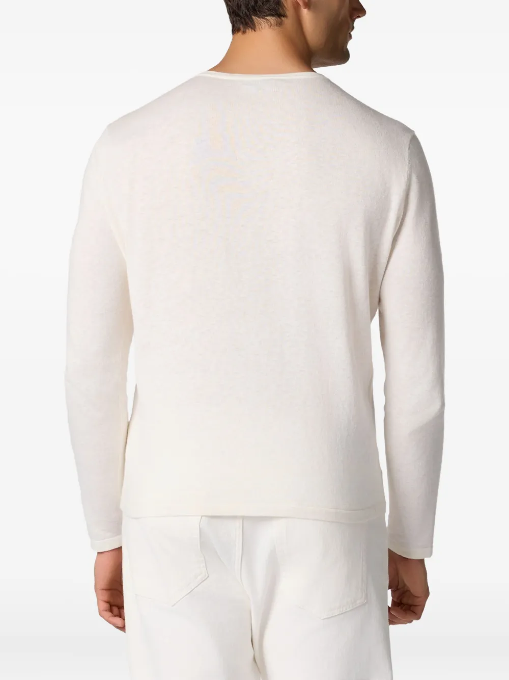 Brooks Brothers Trui van katoenen-linnen Beige