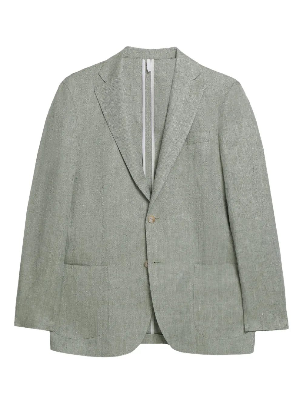 Brooks Brothers herringbone linen blazer | Green | Image 1