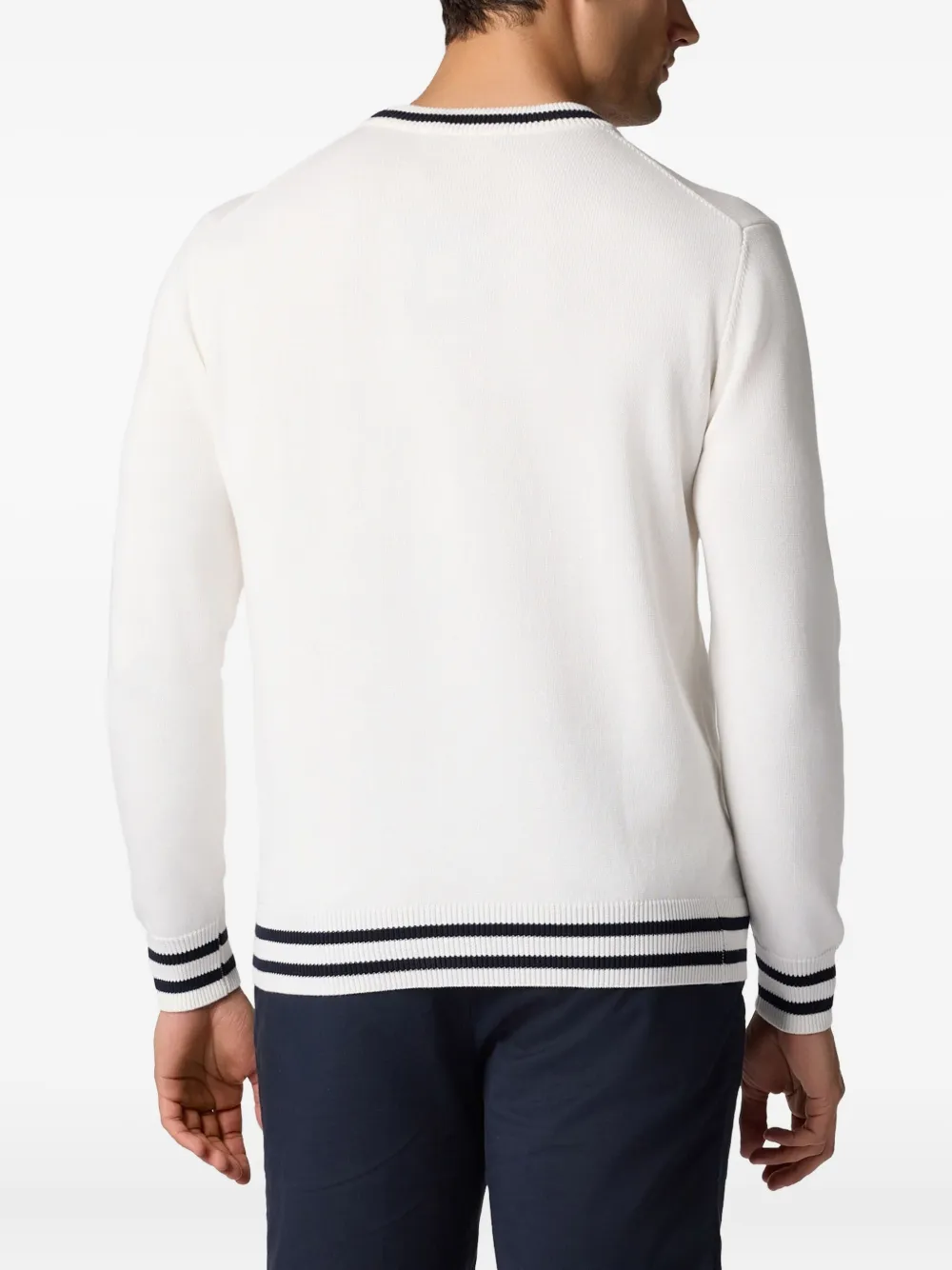 Brooks Brothers Katoenen trui Wit