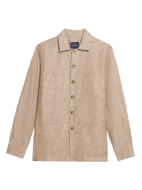 Brooks Brothers linen utility shirt jacket