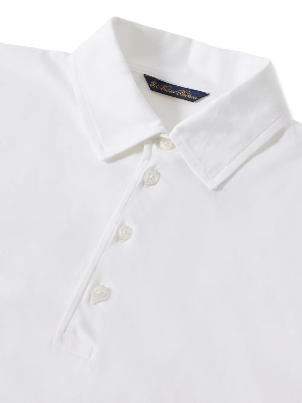 Brooks Brothers Katoenen poloshirt - Wit