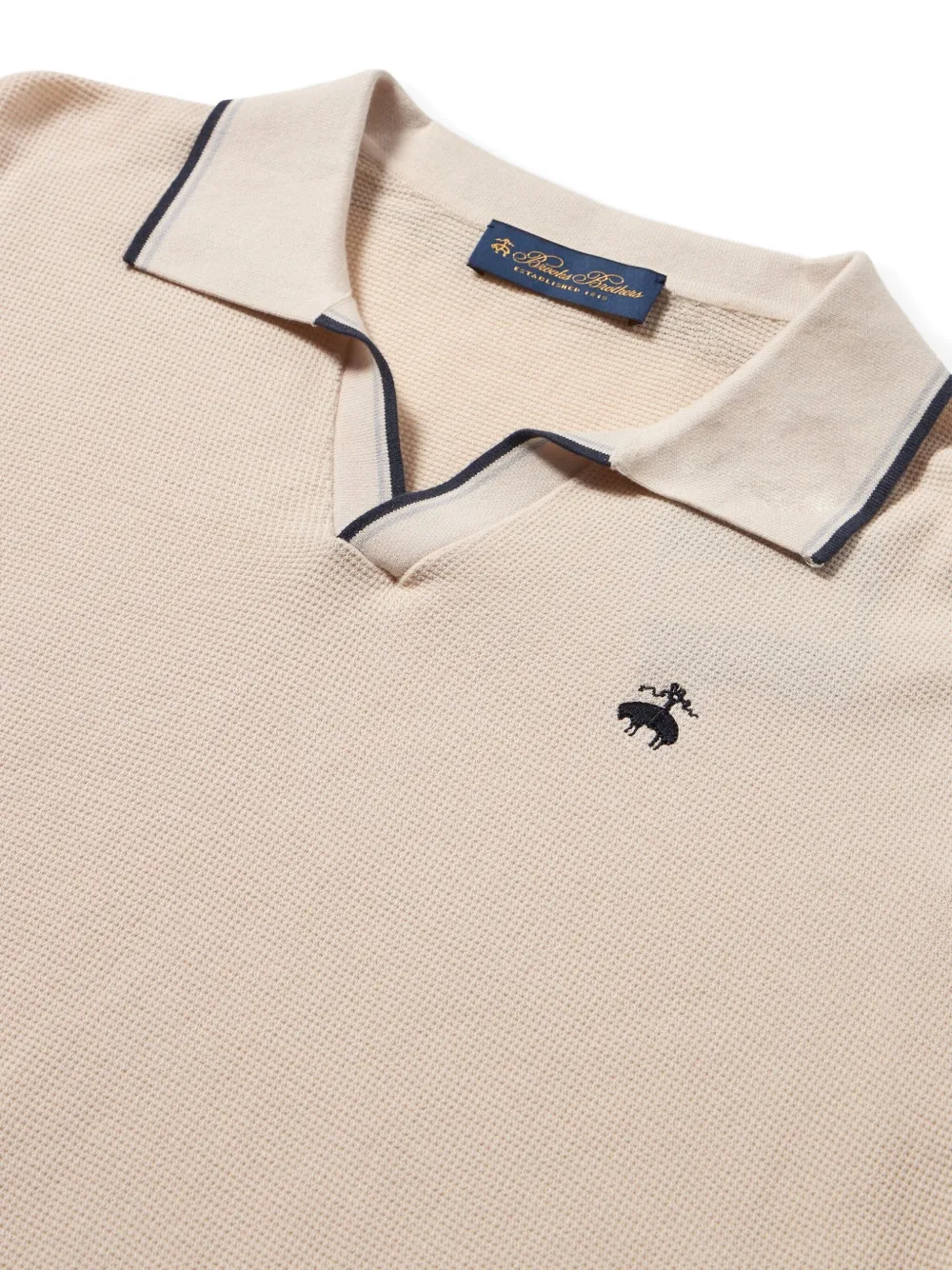 Brooks Brothers Katoenen poloshirt - Beige