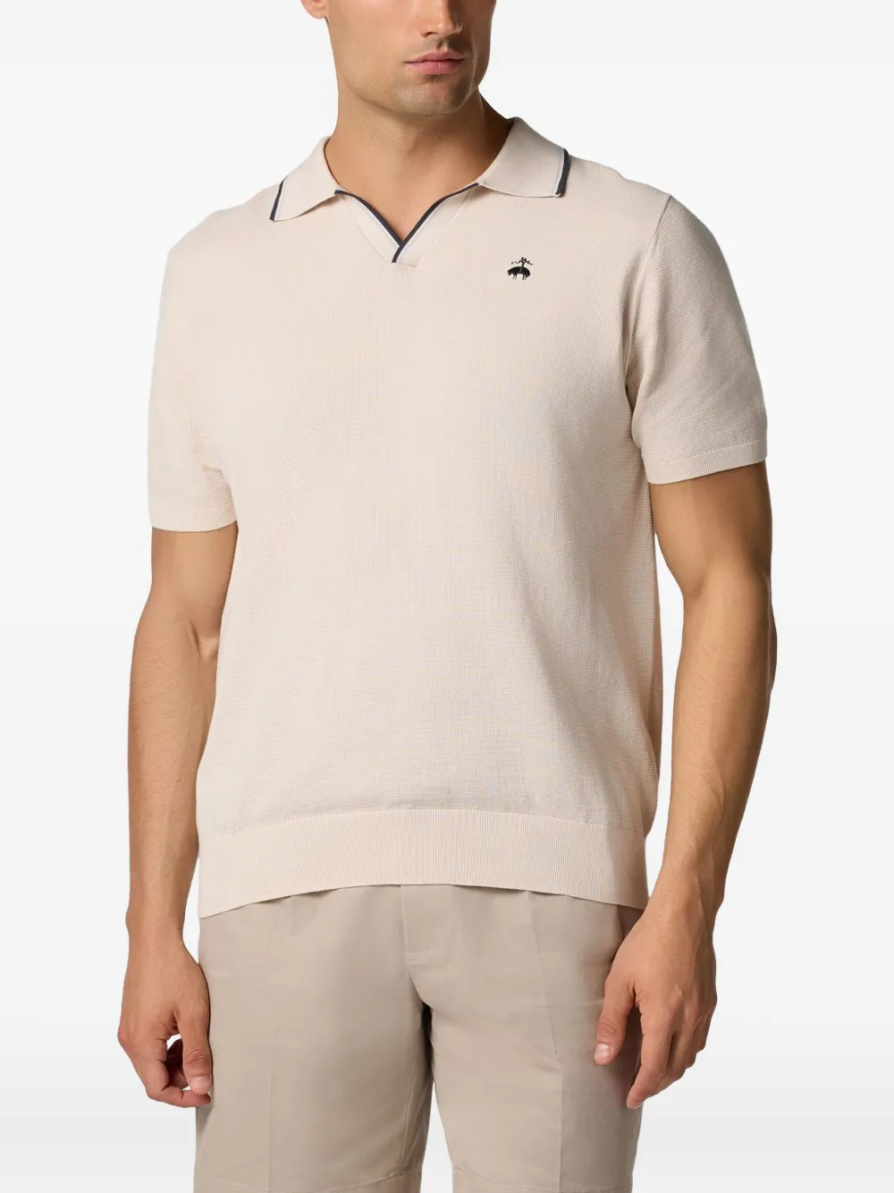Brooks Brothers Katoenen T-shirt Beige