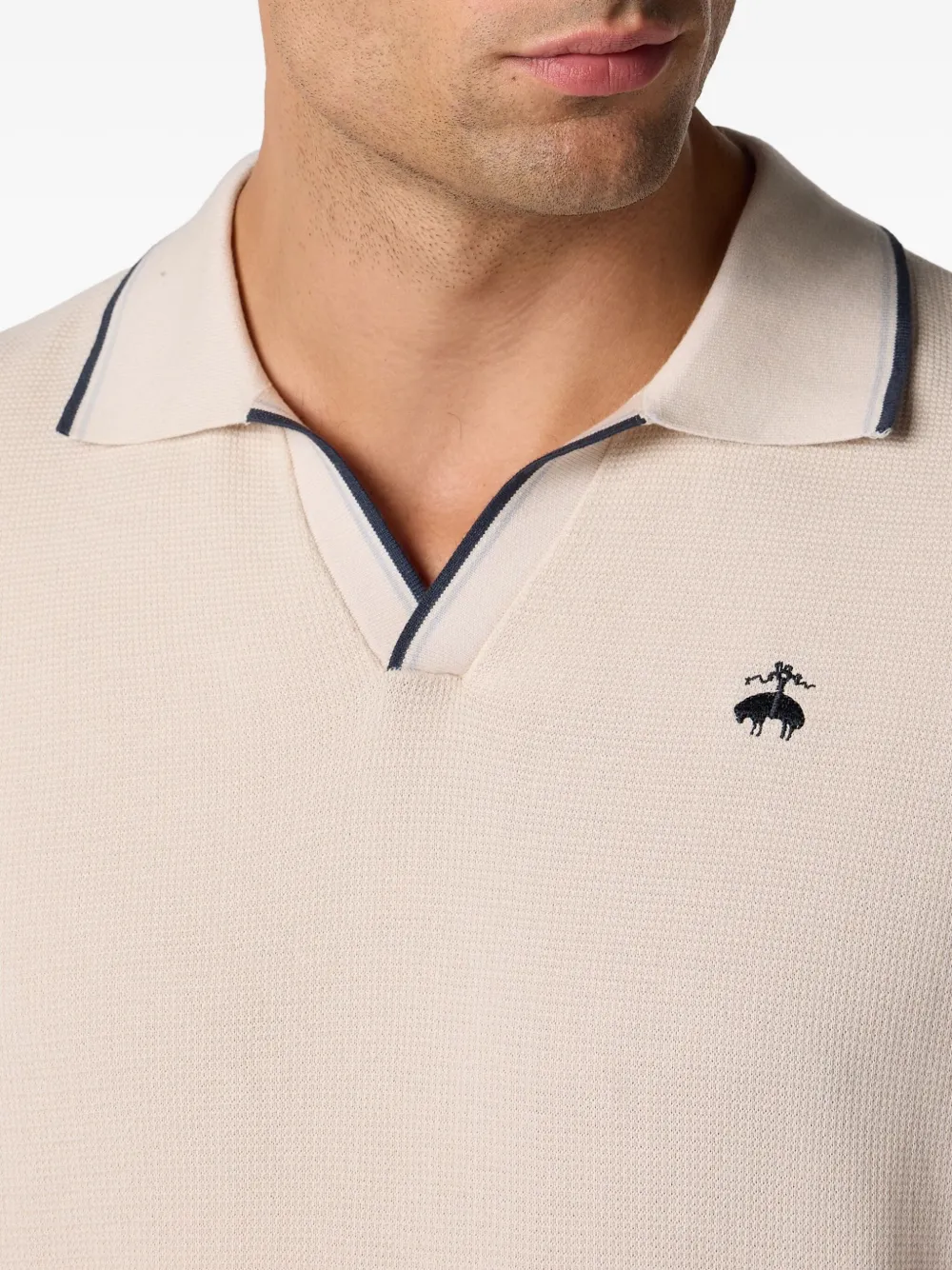 Brooks Brothers Katoenen T-shirt Beige
