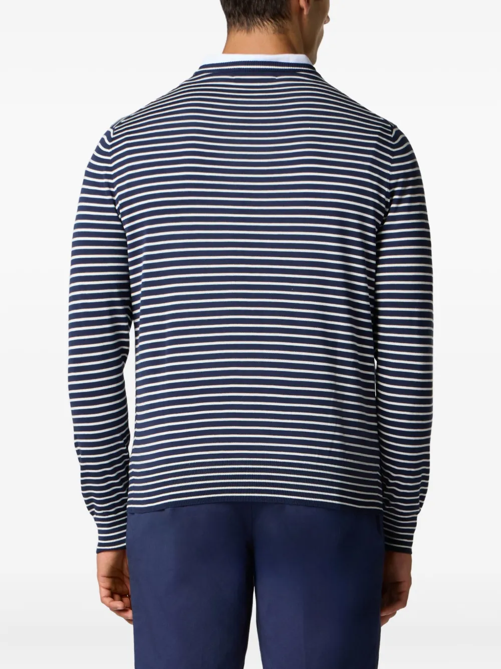 Brooks Brothers Gestreepte sweater Blauw