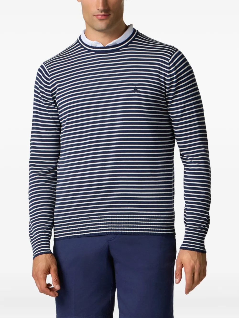 Brooks Brothers Gestreepte sweater Blauw