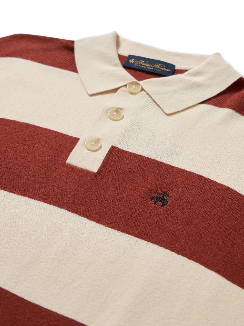 Brooks Brothers Gestreept poloshirt - Beige