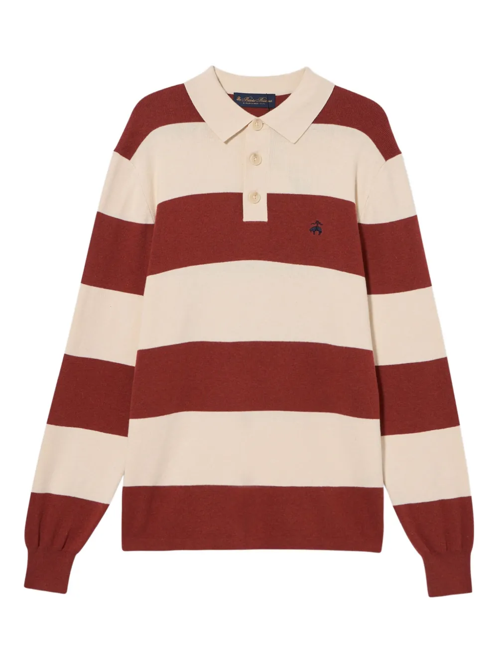 Brooks Brothers Polo a righe - Toni neutri