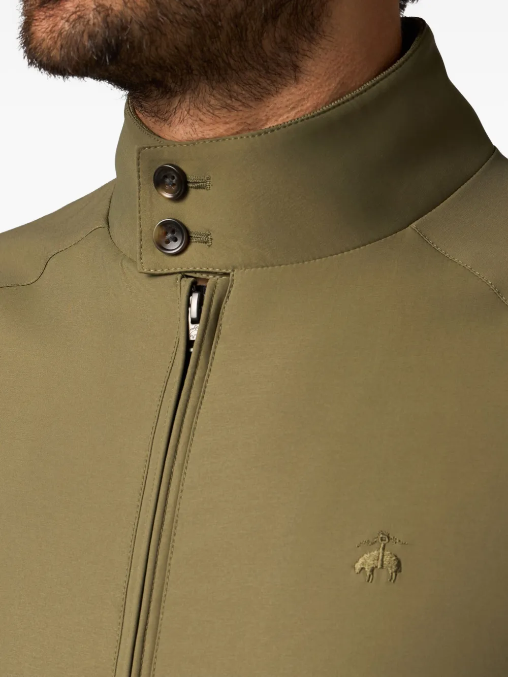 Brooks Brothers Jack met geborduurd logo Groen