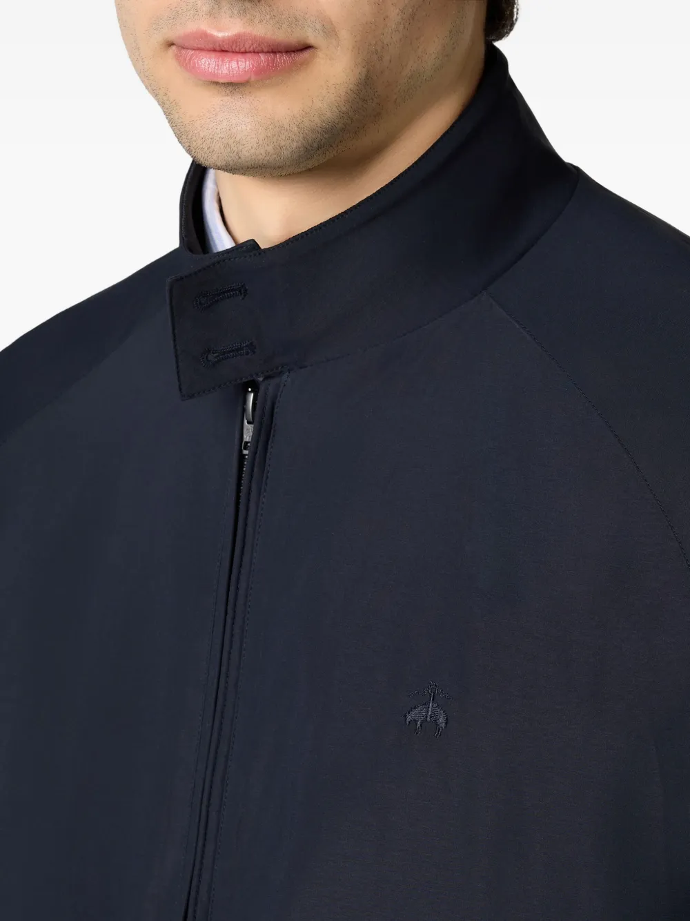 Brooks Brothers Jack met geborduurd logo Blauw