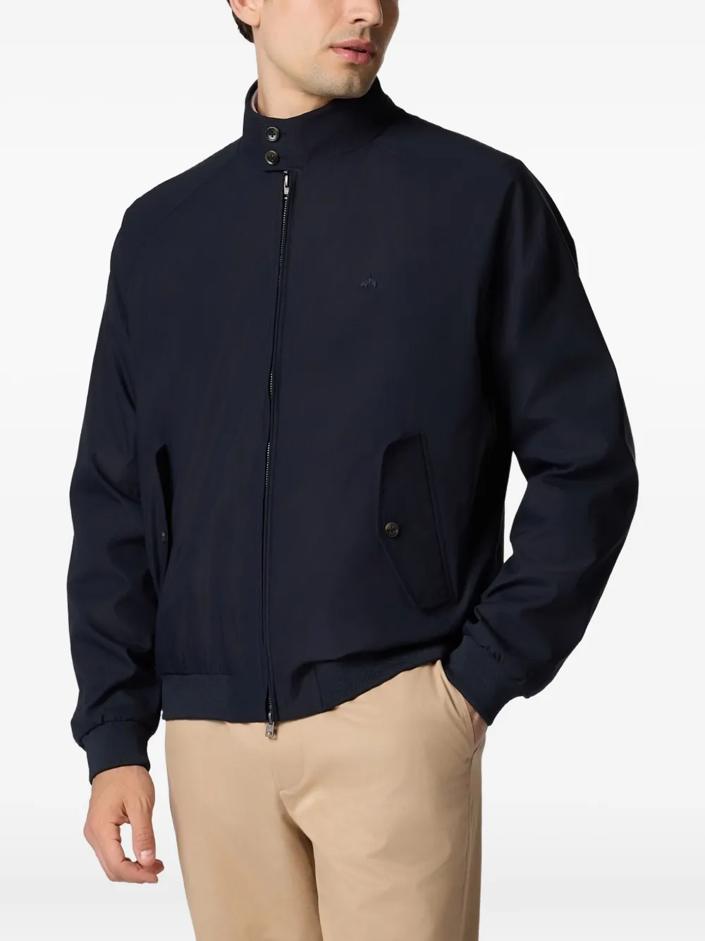 Brooks Brothers Jack met geborduurd logo Blauw