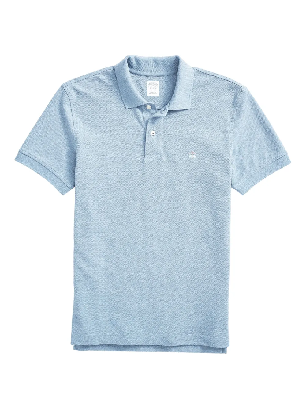 Brooks Brothers Polo con logo ricamato - Blu