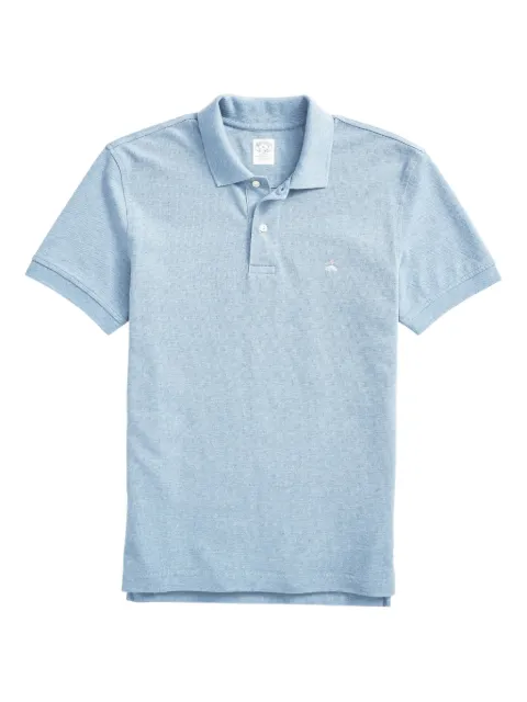 Brooks Brothers logo-embroidered polo shirt
