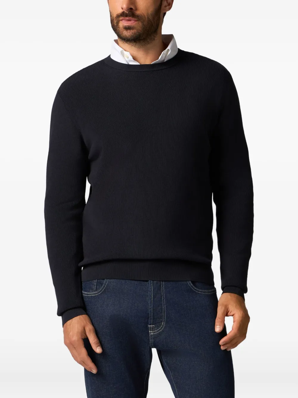 Brooks Brothers Jersey sweater Blauw