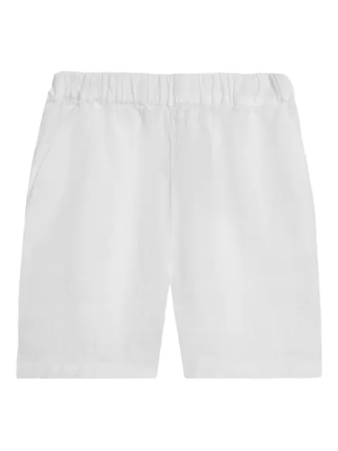 Brooks Brothers elastic-waist linen shorts