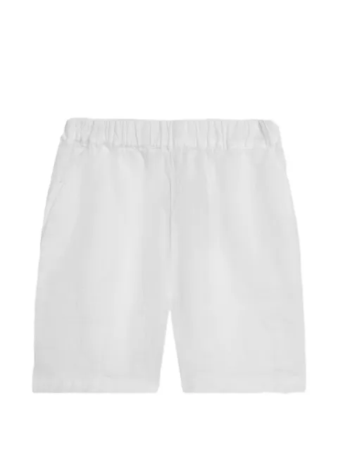 Brooks Brothers elastic-waist linen shorts