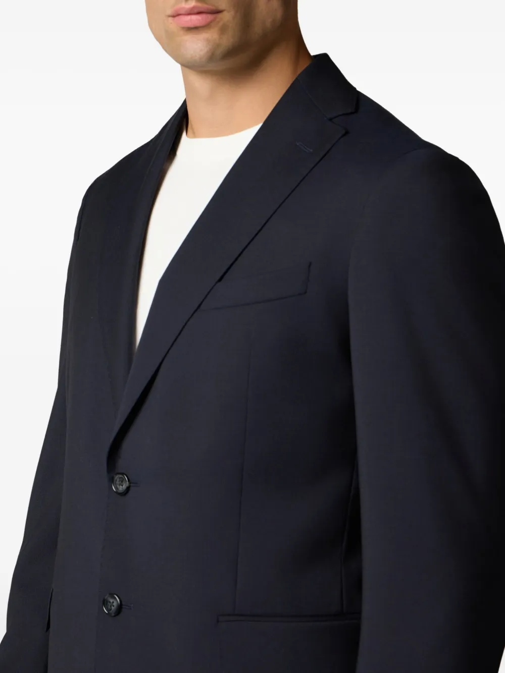 Brooks Brothers Blazer van scheerwol Blauw