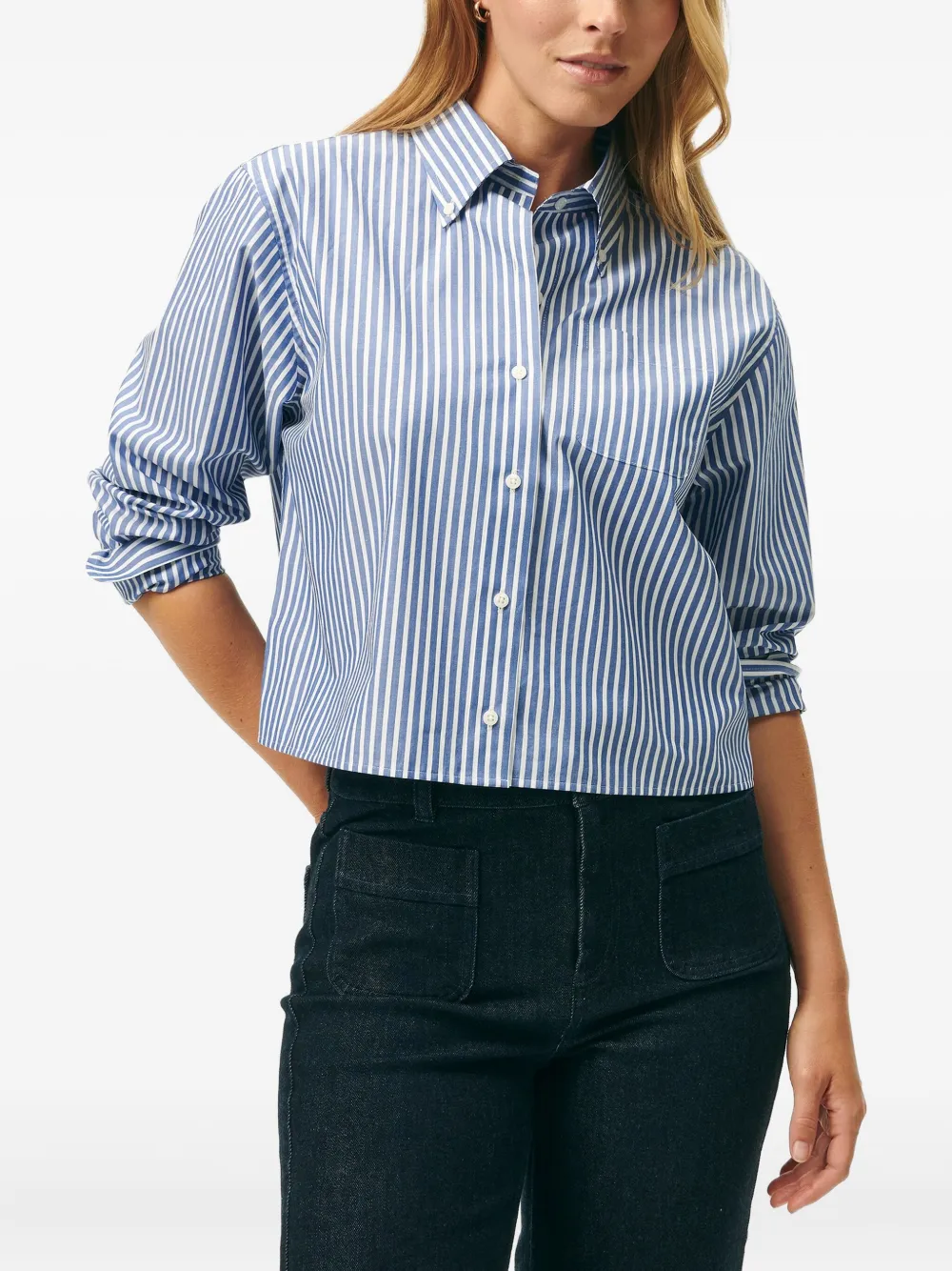 Brooks Brothers Gestreiftes Hemd - Blau