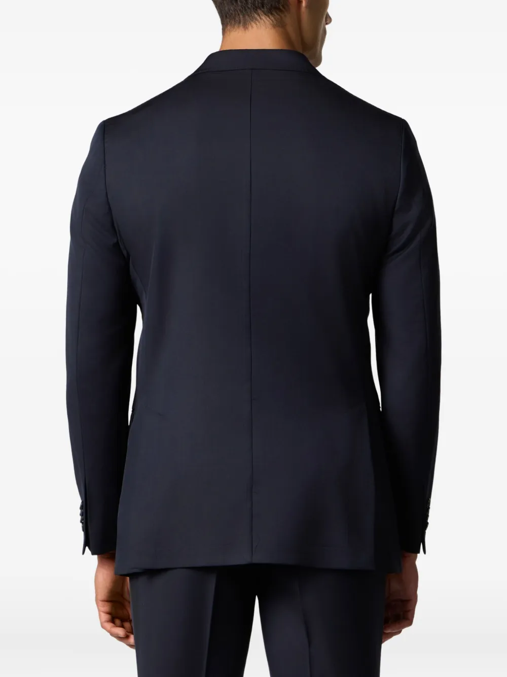 Brooks Brothers Blazer met enkele rij knopen Blauw