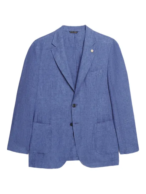Brooks Brothers single-breasted linen blazer