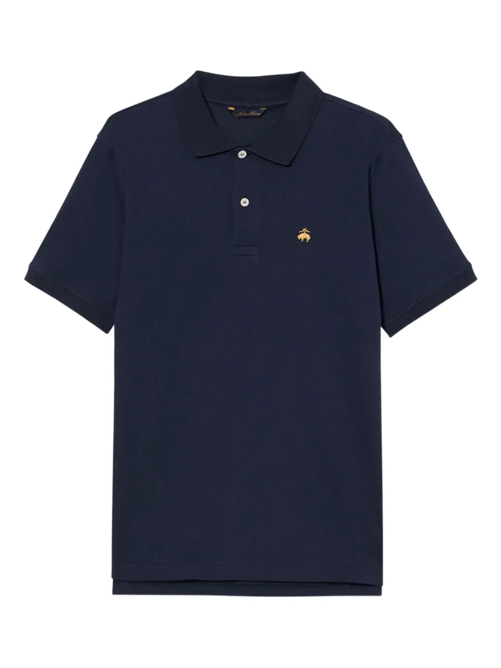 Brooks Brothers Polo con logo ricamato - Blu