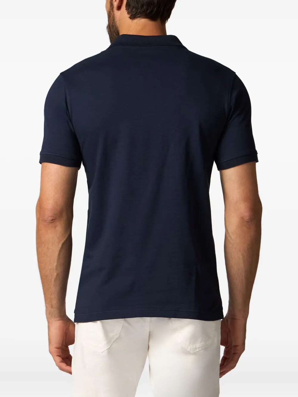 Brooks Brothers Poloshirt met geborduurd logo Blauw