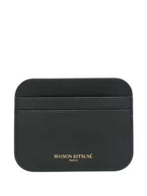 関税/送料込 ★ MAISON KITSUNE ★ COIN WALLETS Maison Kitsune Fox Head Square Zip Wallet Bi-fold wallet