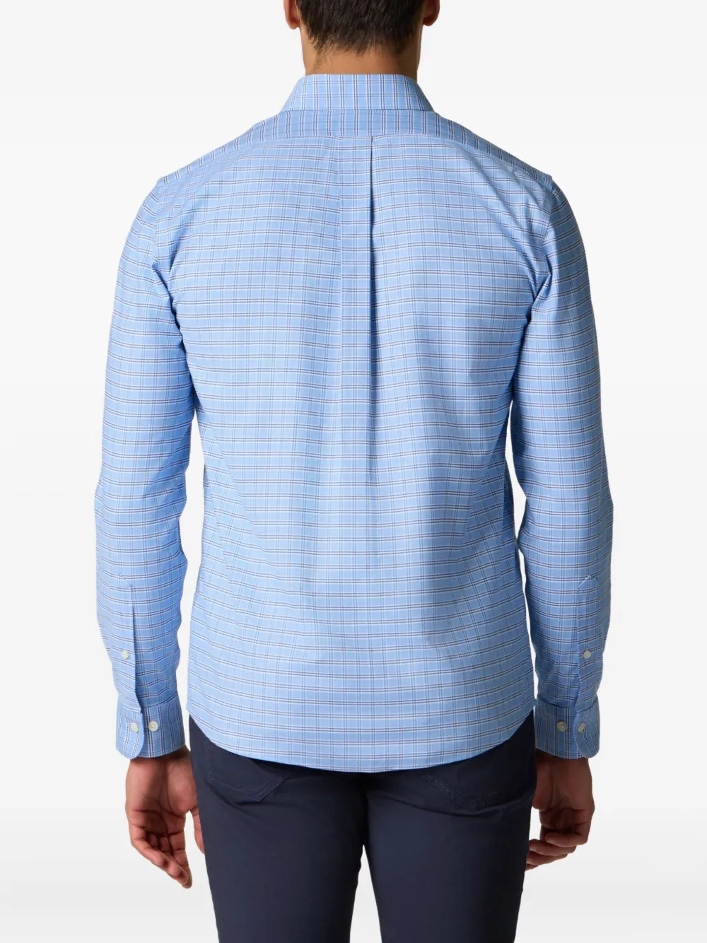 Brooks Brothers Katoenen overhemd Blauw