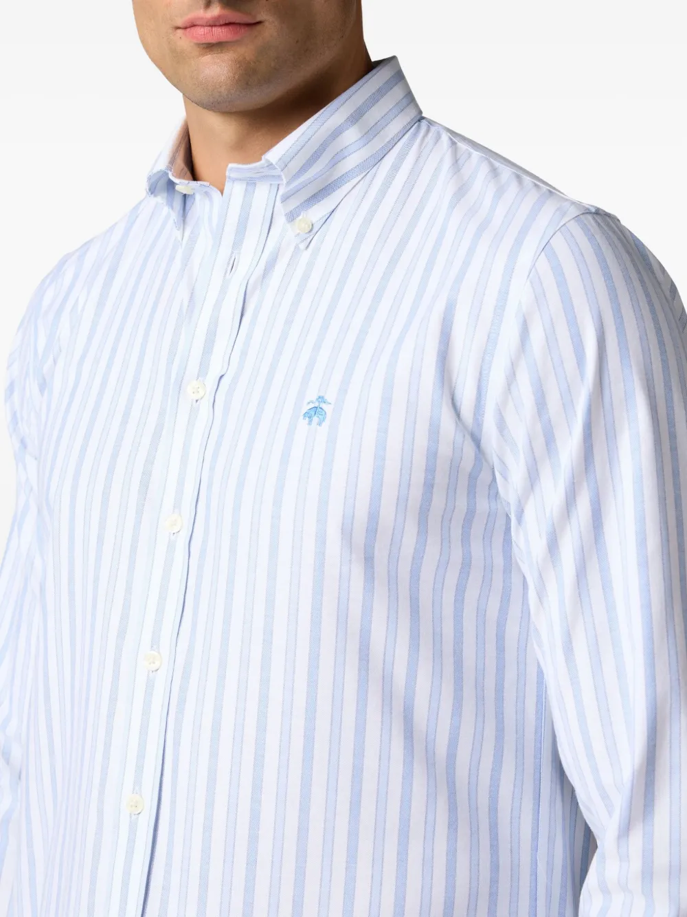 Brooks Brothers Katoenen overhemd Blauw