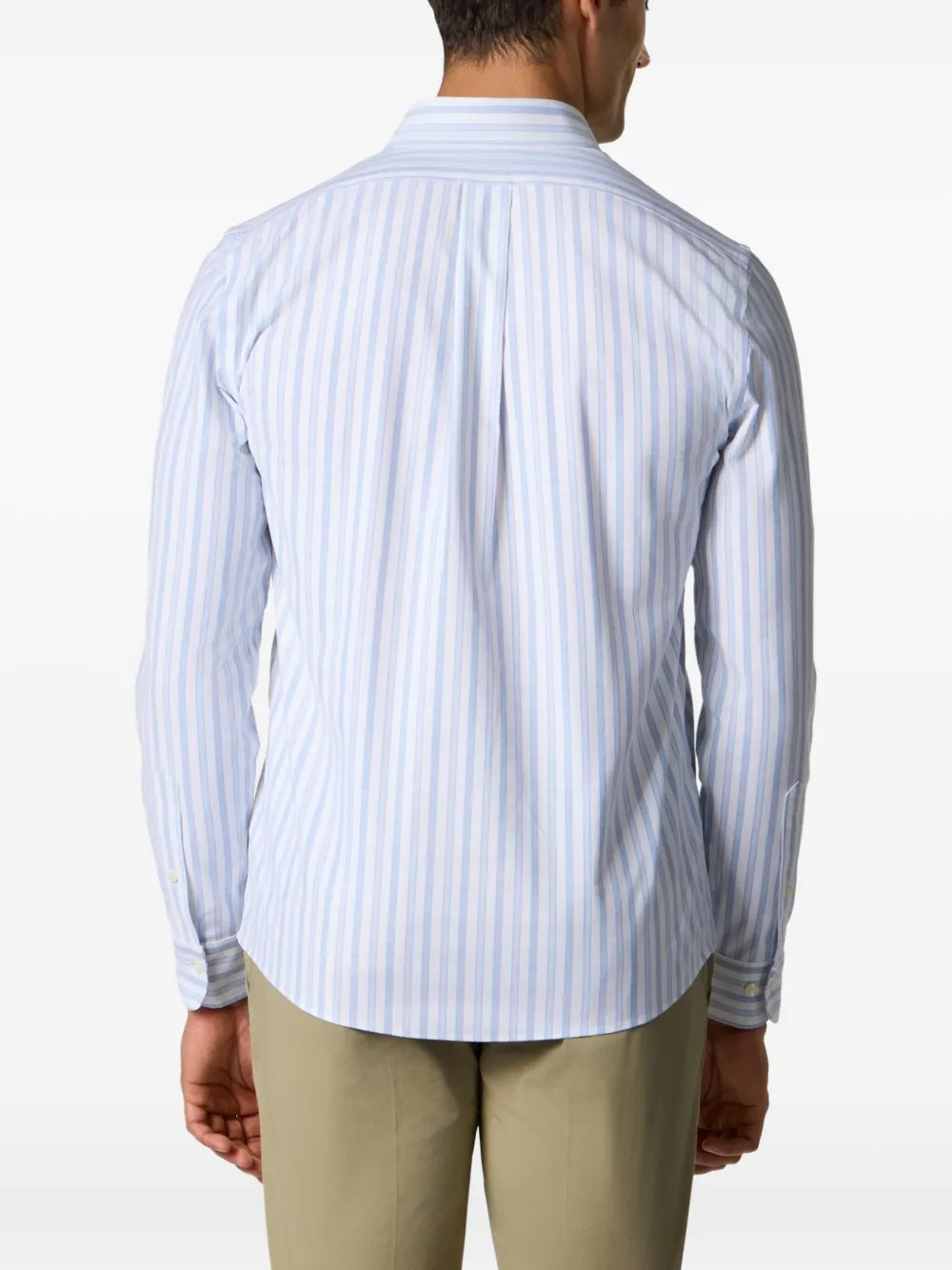 Brooks Brothers Katoenen overhemd Blauw