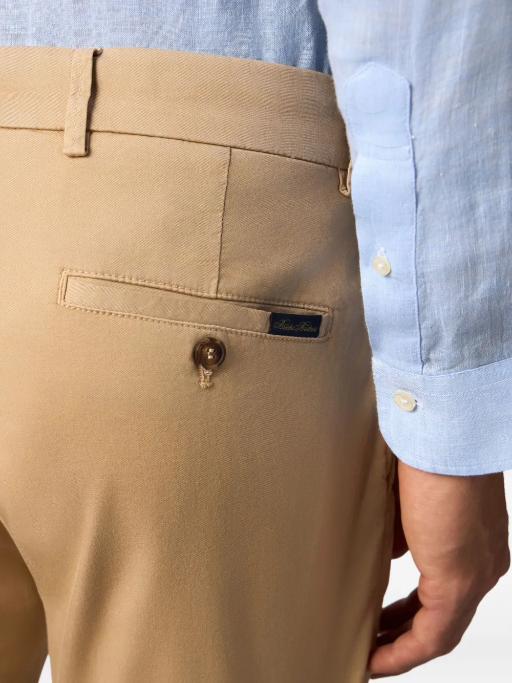 Brooks Brothers Katoenen broek Beige