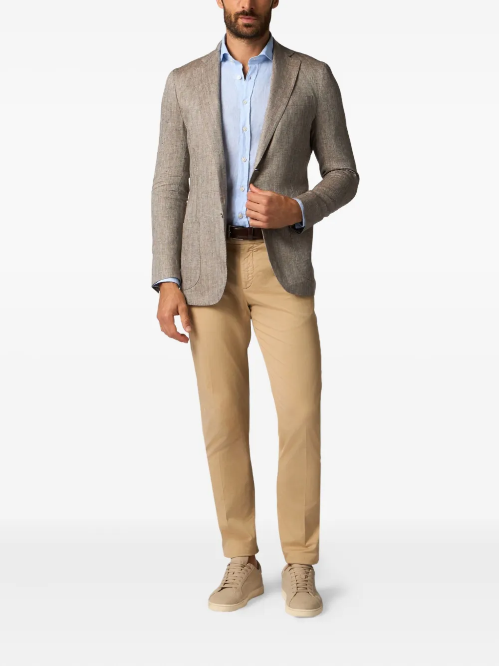 Brooks Brothers Katoenen broek Beige