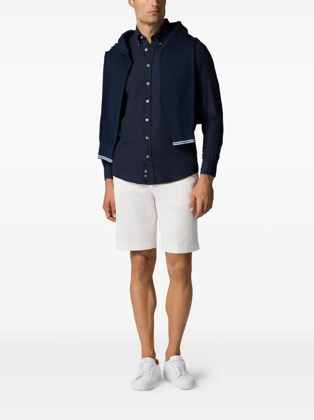 Brooks Brothers Katoenen overhemd Blauw