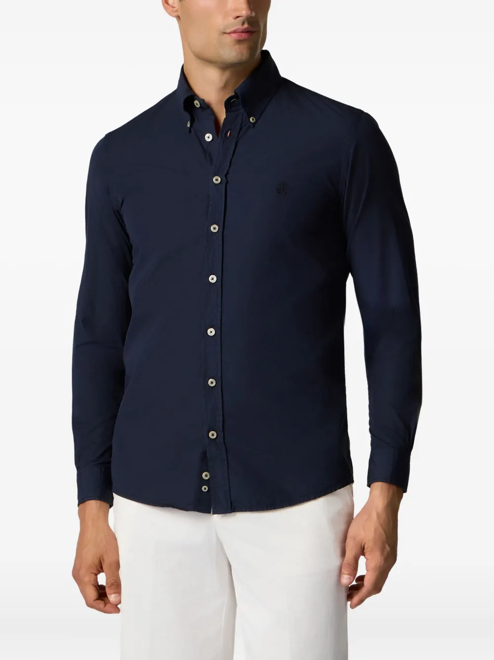 Brooks Brothers Katoenen overhemd Blauw