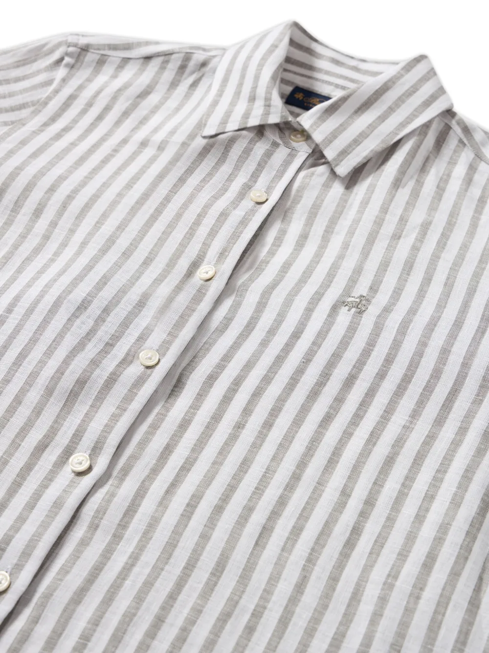 Brooks Brothers striped-pattern shirt - Wit
