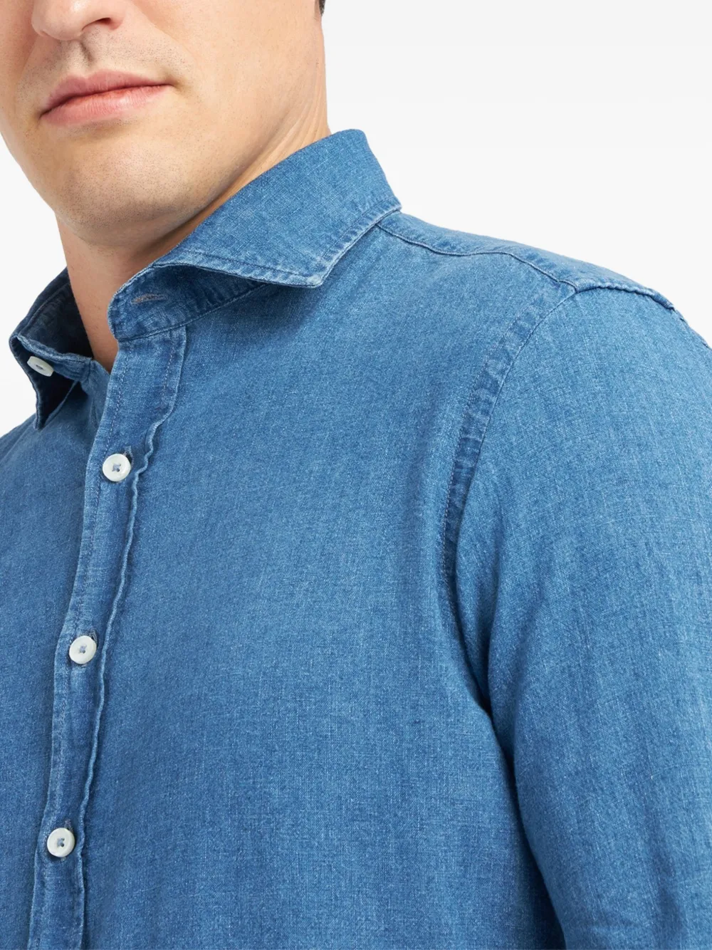 Brooks Brothers Jeanshemd mit Knopfleiste | Image 5