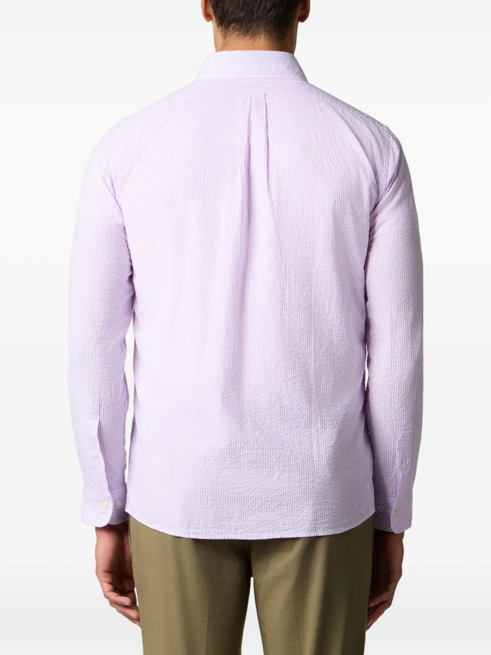 Brooks Brothers Gestreept overhemd Paars