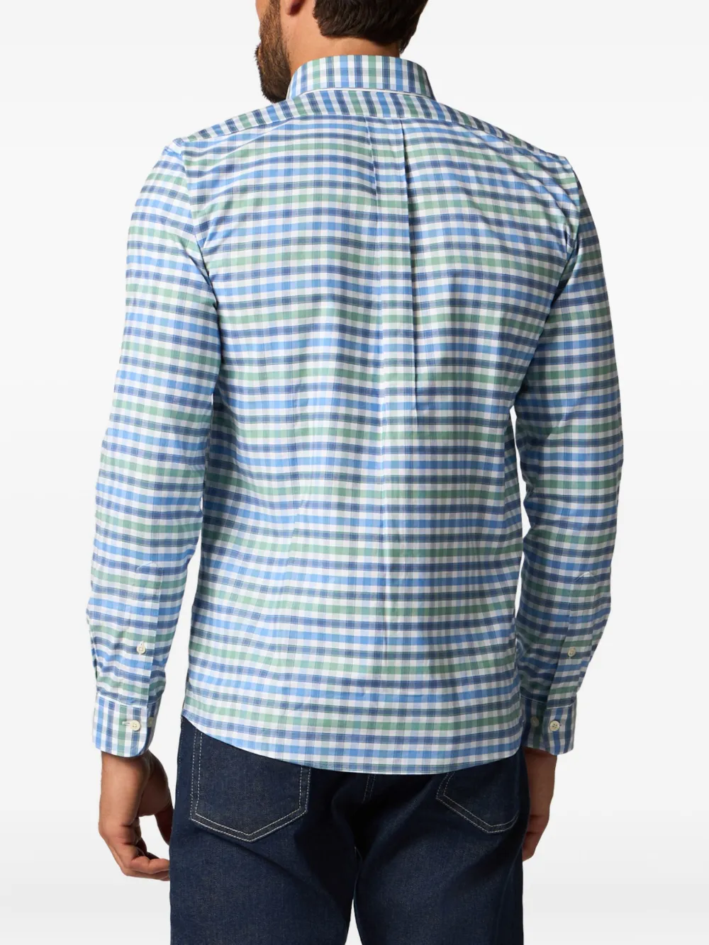 Brooks Brothers Katoenen overhemd Groen