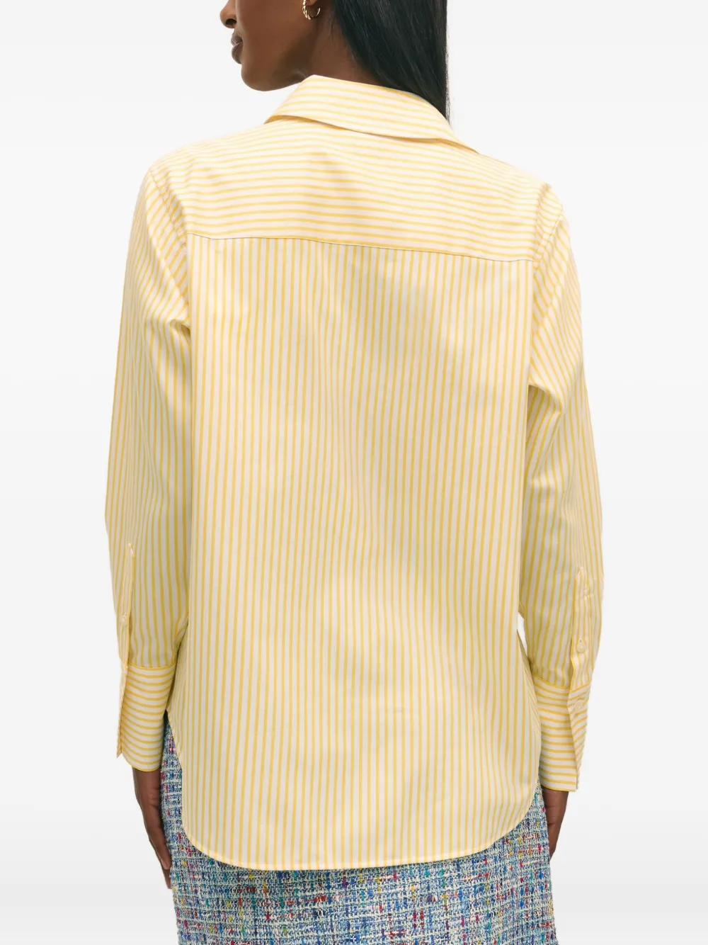 Brooks Brothers Gestreept shirt Geel