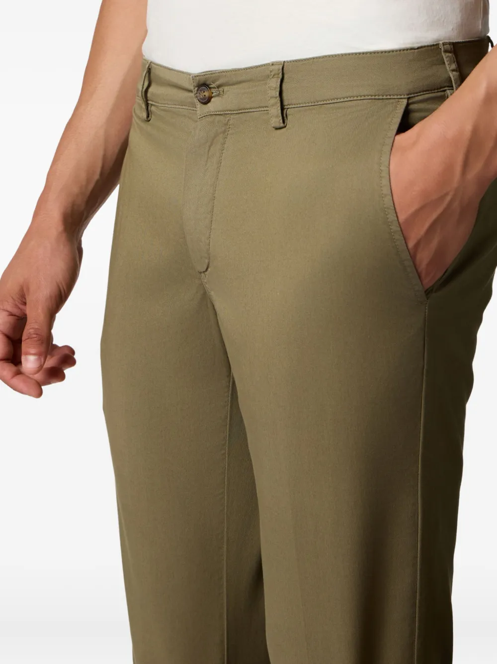 Brooks Brothers Katoenen broek Groen