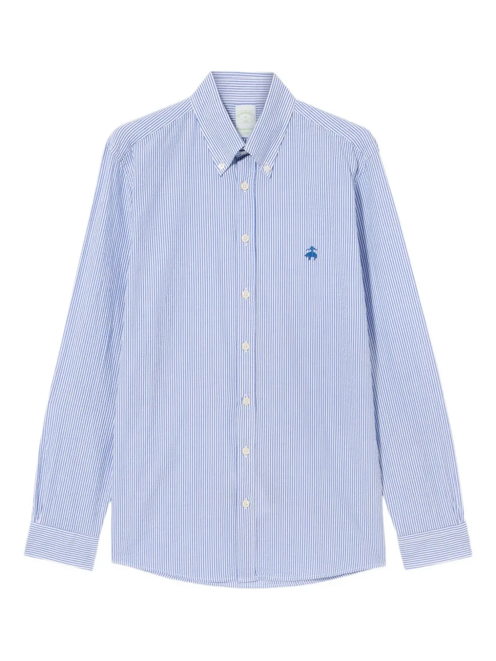 Brooks Brothers striped button-down shirt | Blue | Image 1