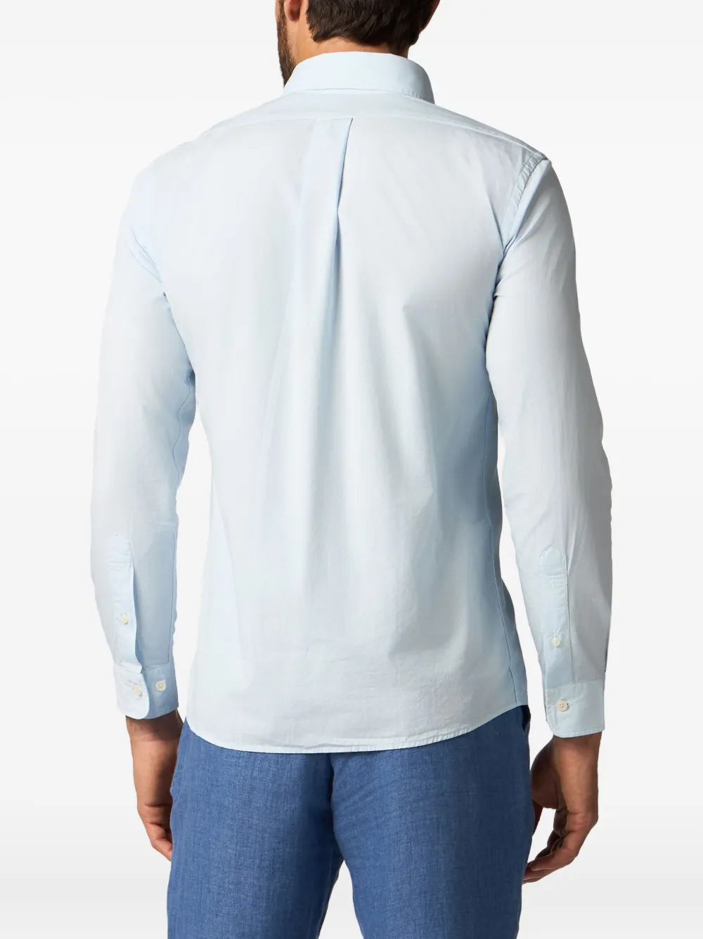 Brooks Brothers Katoenen overhemd Blauw