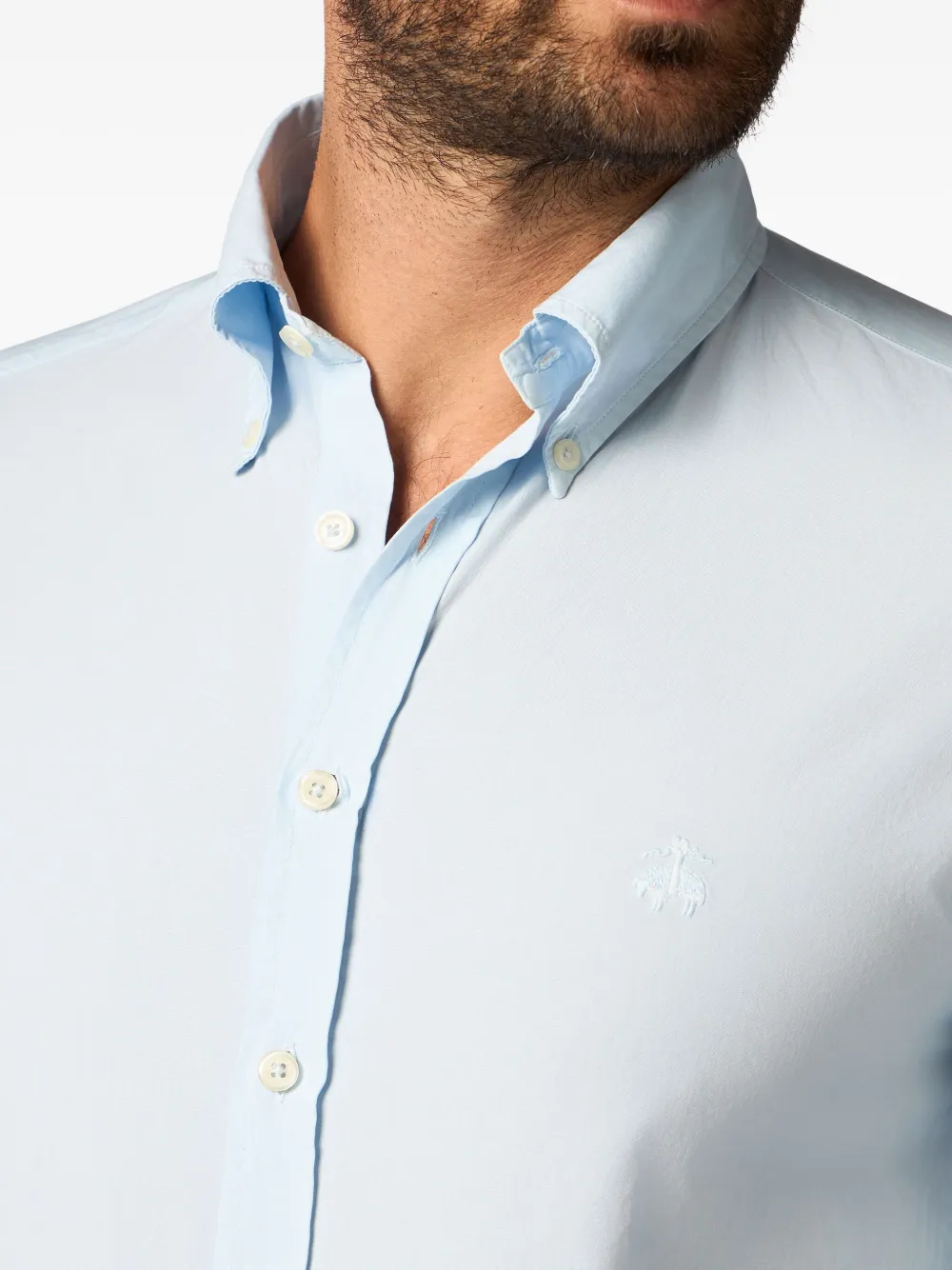 Brooks Brothers Katoenen overhemd Blauw