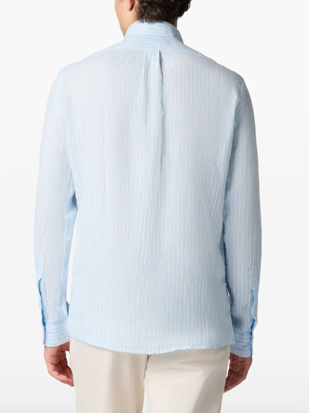 Brooks Brothers Gestreept overhemd Blauw