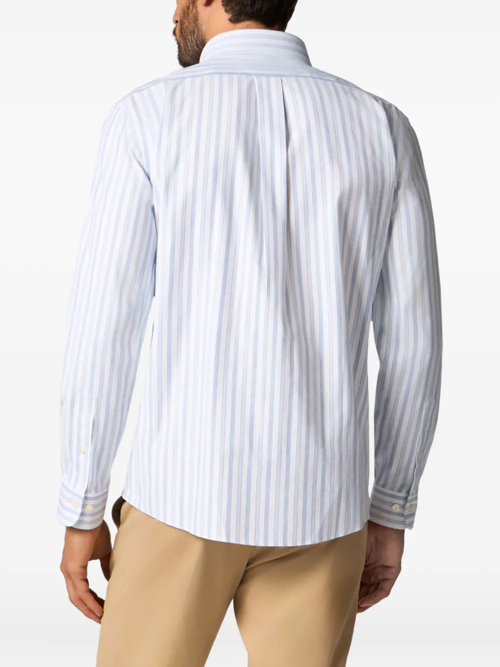 Brooks Brothers Katoenen overhemd Blauw