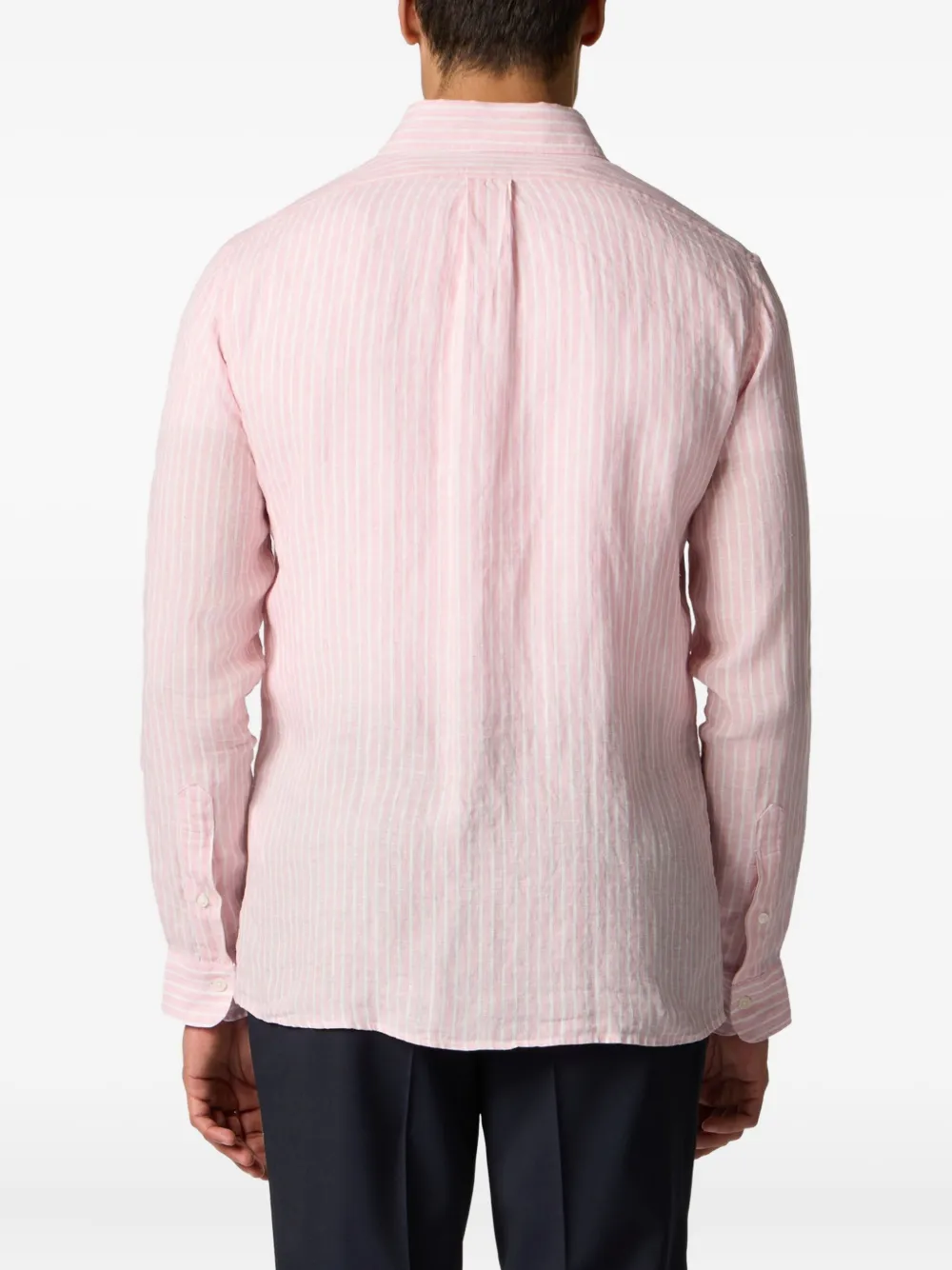 Brooks Brothers Gestreept overhemd Roze